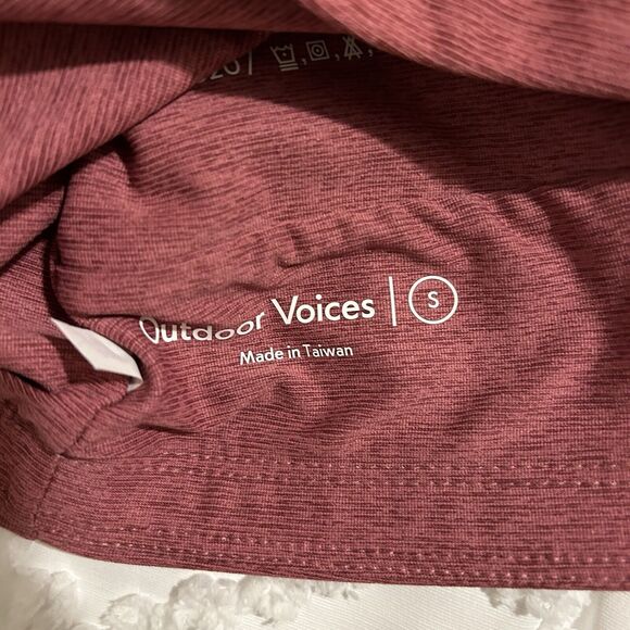 Outdoor Voices Venus Crop  Sports Bra Top Merlot Mellow Nectarine Small Colorful - Picture 13 of 13